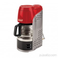 Coleman QuikPot Portable Propane Coffee Maker, Red 552035004